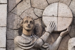 Murals by Bodorna Hydroelectric Plant, Tbilisi, Georgia