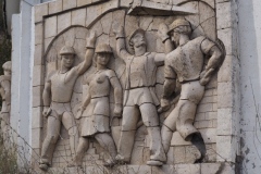 Murals by Bodorna Hydroelectric Plant, Tbilisi, Georgia