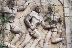 Murals by Bodorna Hydroelectric Plant, Tbilisi, Georgia