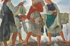 Bleaching the cloth - 1917 - Serebryakova Zinaida Yevgenyevna, New Tretyakov Gallery, Moscow