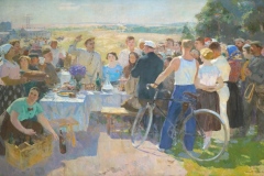 Collective farm holiday - 1937 - Gerasimov Sergey Vasilyevich, New Tretyakov Gallery, Moscow