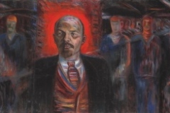 Lenin - the leader of the proletariat - 1929 - Golopolosov Boris Alexandrovich, New Tretyakov Gallery, Moscow