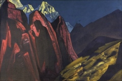 Masters Shadow. - Tibet - 1932 - Rerikh Roerich Nikolay Konstantinovich, New Tretyakov Gallery, Moscow