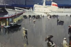 The Leningrad Seaport - Petr Korostelev - 1964, New Tretyakov Gallery, Moscow