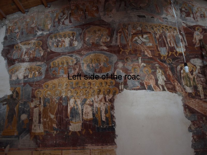 Rear wall - Monastery Church of Panagia (Mother of Christ) in Dhermi