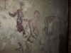 Fate of the drunkard in Hell, Monastery Church of Panagia (Mother of Christ) in Dhermi