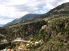 View from front door of the Monastery Church of Panagia (Mother of Christ) in Dhermi