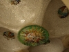 Ceiling mosaic, lower hall - Parc Guell, Barcelona