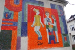 Primary school mosaic- Bălți - Moldova