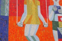 Primary school mosaic- Bălți - Moldova