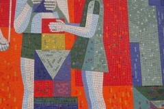 Primary school mosaic- Bălți - Moldova