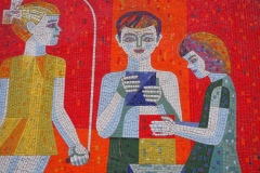 Primary school mosaic- Bălți - Moldova