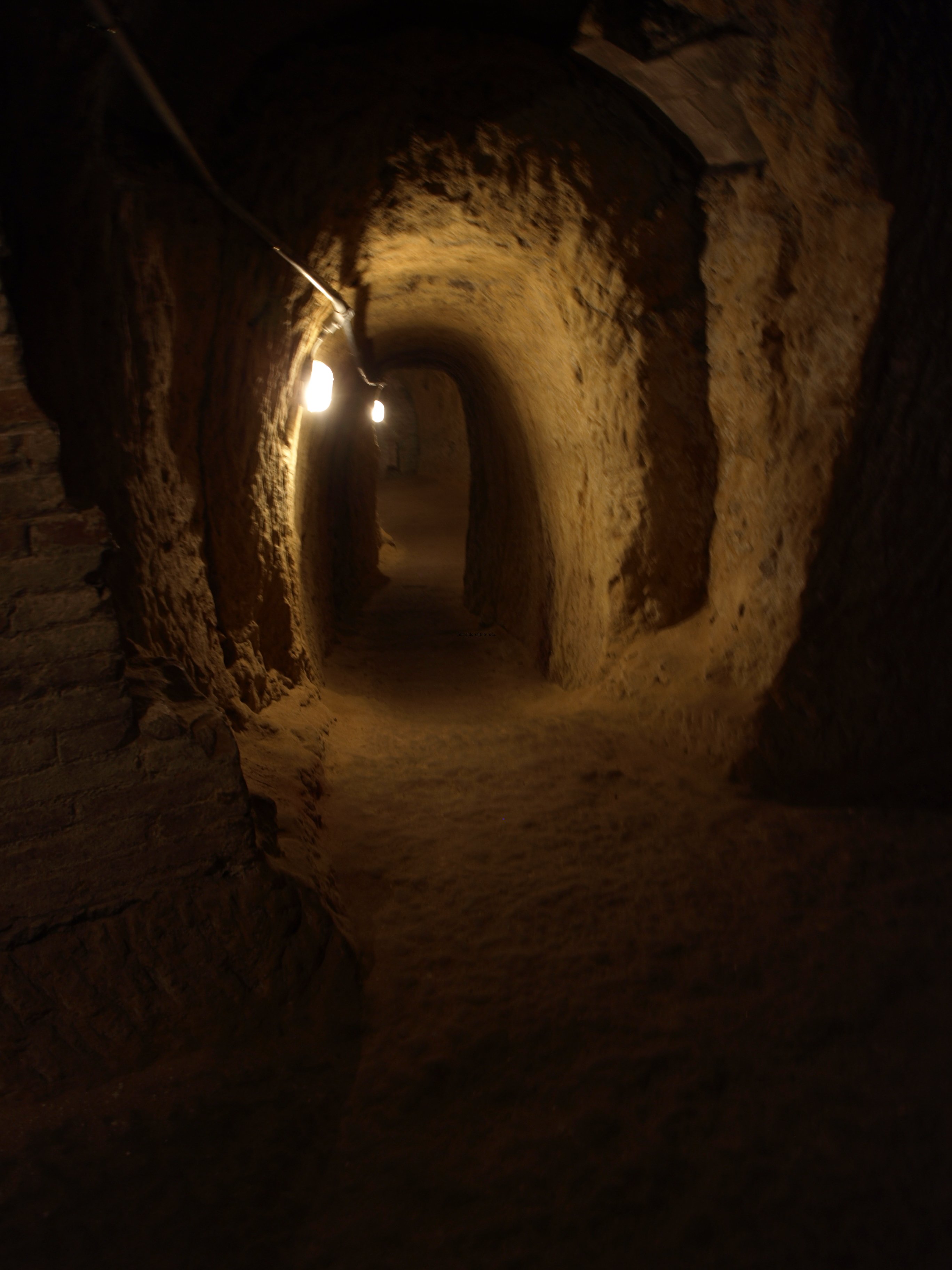Refugi 307 A Spanish Civil War air raid shelter in BarcelonaLeft side