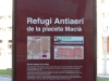 Information Board at the air raid shelter, Sant Adria de Besos, Barcelona