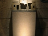 Model of destroyed building in the air raid shelter, Sant Adria de Besos, Barcelona