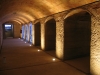 Main corridor in the air raid shelter, Sant Adria de Besos, Barcelona