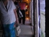 Visitors to the air raid shelter, Sant Adria de Besos, Barcelona