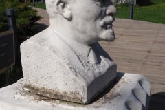 Small, marble bust of VI Lenin