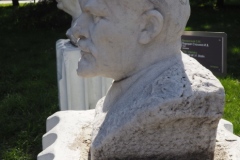 Small, marble bust of VI Lenin