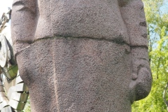 Standing, sandstone VI Lenin