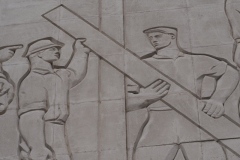 Szent Laszlo Ter, Varosligeti, Gizella and Szobranc  Murals, Budapest