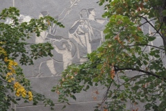 Szent Laszlo Ter, Varosligeti, Gizella and Szobranc  Murals, Budapest