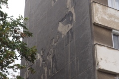 Szent Laszlo Ter, Varosligeti, Gizella and Szobranc  Murals, Budapest