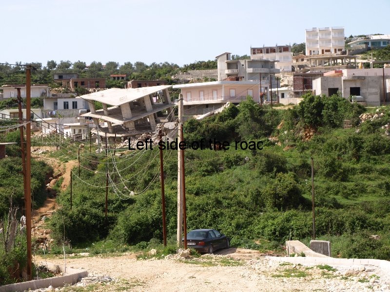 Destroyed building at Ksamili, southern Albania 04