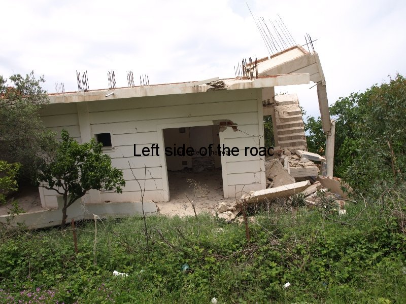 Destroyed building at Ksamili, southern Albania 05