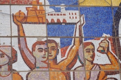 VI Lenin and Palace of Culture Mosaic - Ribnitsa