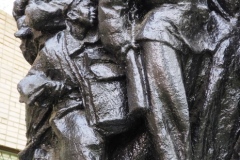 VI Lenin being carried shoulder high by workers