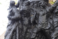 VI Lenin being carried shoulder high by workers