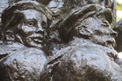 VI Lenin being carried shoulder high by workers