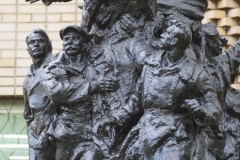 VI Lenin being carried shoulder high by workers
